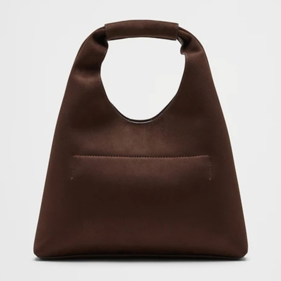 Banana Republic Handbags - NWOT Banana Republic Vegan Leather Mini Slouchy Tote in Red